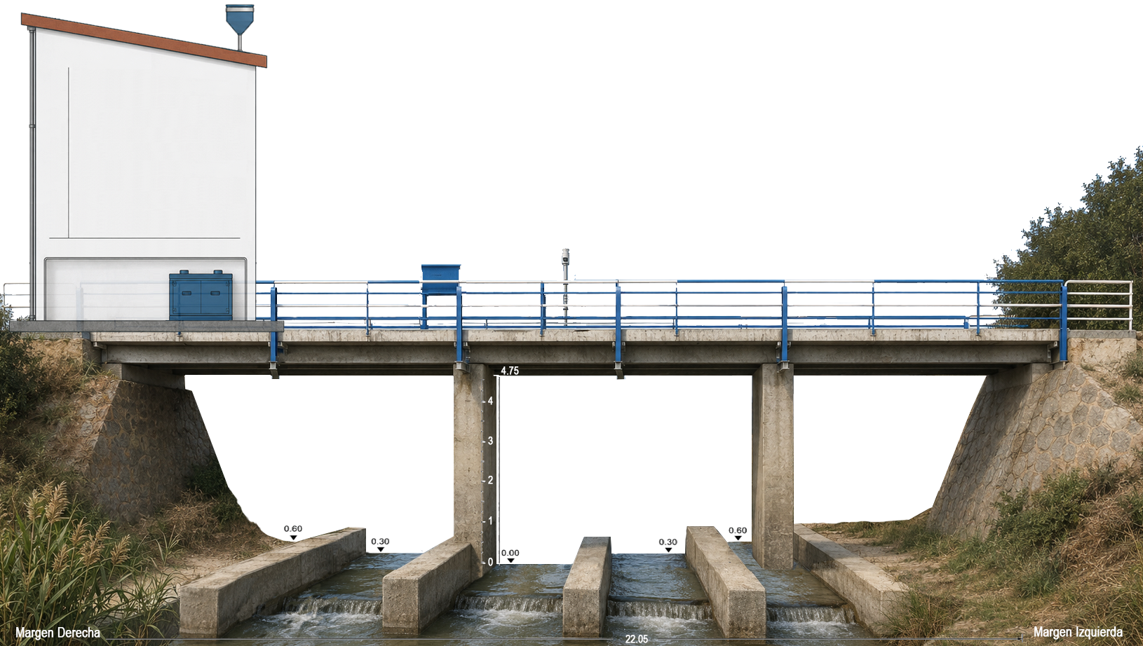 Esquema de la estación RÍO GUADALHORCE (BOBADILLA) (MA)