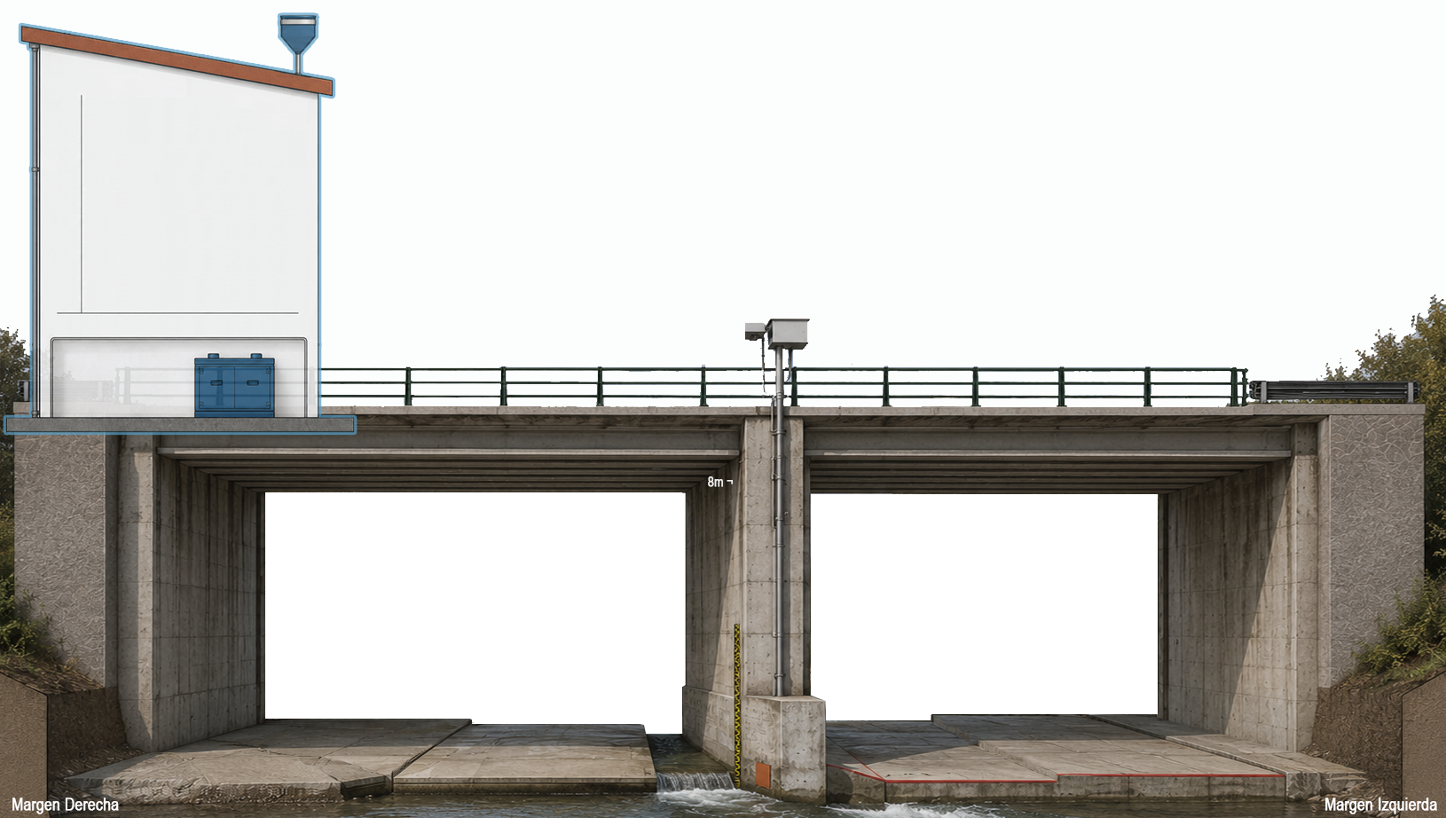 Esquema de la estación RÍO GENAL (JUBRIQUE) (MA)