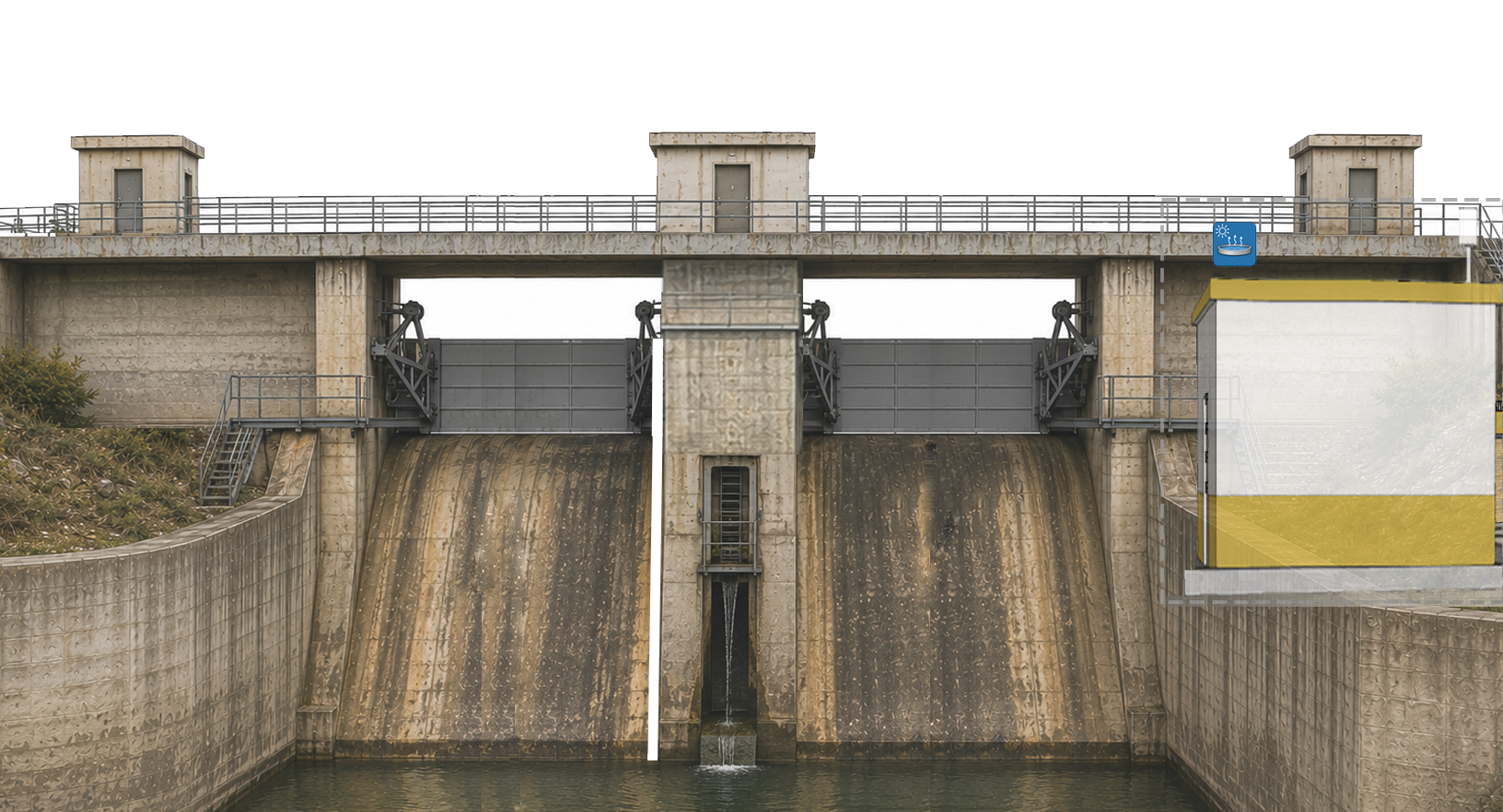 Esquema de la estación EMBALSE ARCOS DE LA FRONTERA (CA)