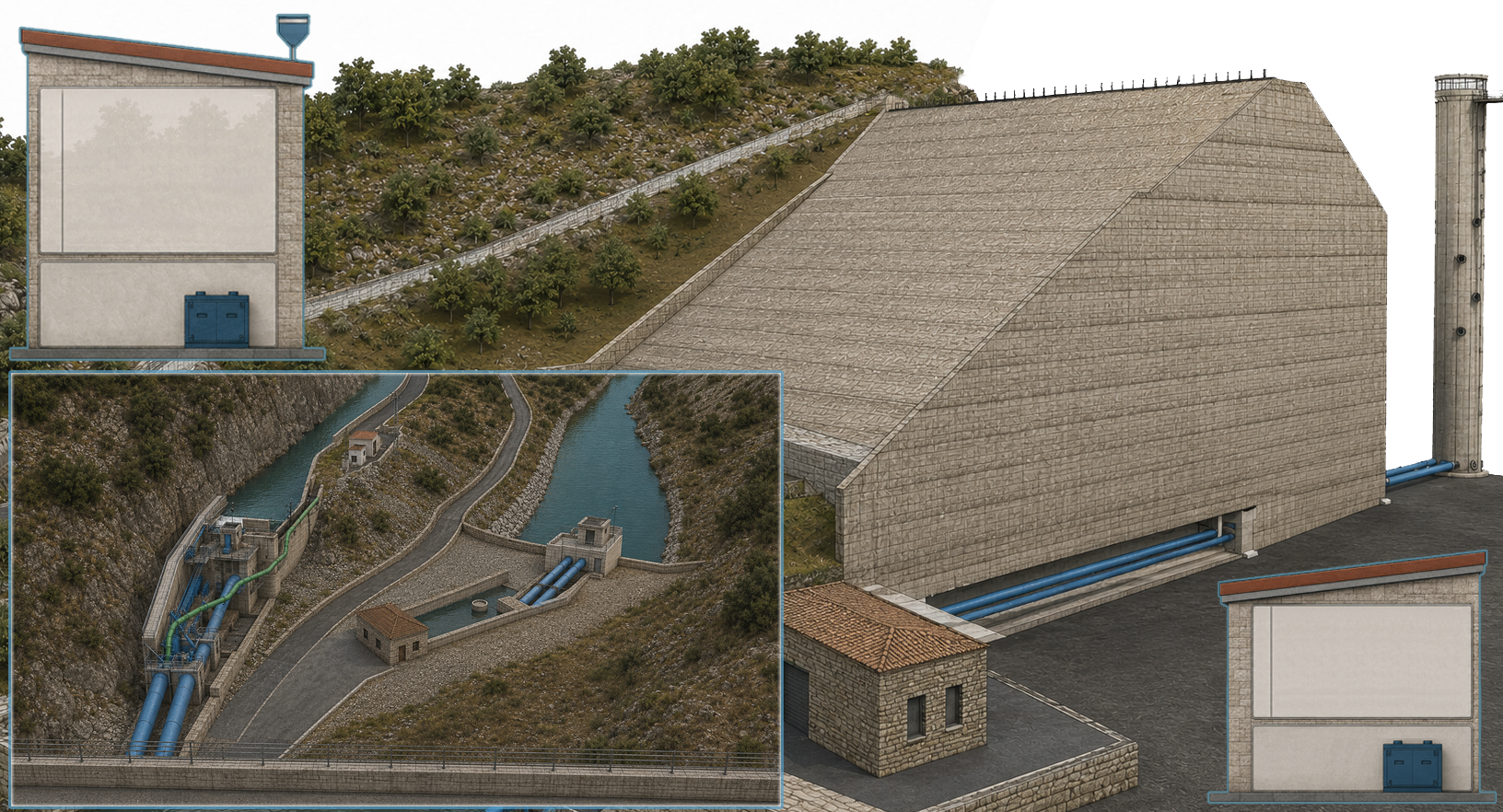 Esquema de la estación EMBALSE DE GUADALCACÍN (CA)